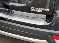 Mitsubishi Outlander 2012–2021 Aizmugurējā bufera aizsarguzlika 2015-2021 Carmos (nerūsējošais tērauds) foto 3