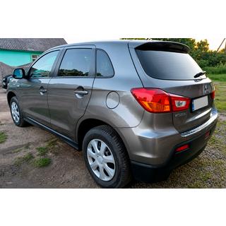 Aizmugurējā bampera uzlika Carmos (2010-2019, nerūsējošais tērauds) Mitsubishi ASX 2010–2023 foto 3