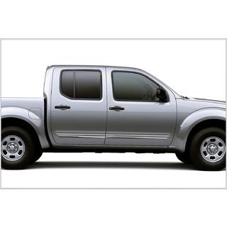 Durvju līstes (4 gab., nerūsējošais tērauds) Nissan Navara 2006–2015 foto 1