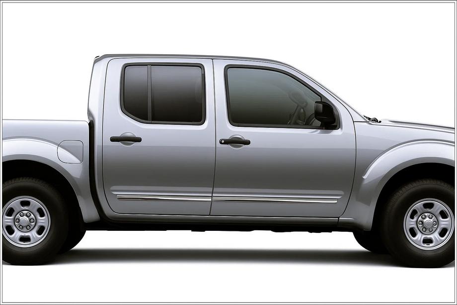Nissan Navara 2006–2015 Durvju līstes (4 gab., nerūsējošais tērauds) Image