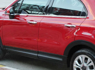 Fiat 500X 2014–2024 Nerūsējošā tērauda logu līstes (4 gab.) foto 3
