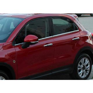 Nerūsējošā tērauda logu līstes (4 gab.) Fiat 500X 2014–2024 foto 1