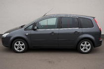Ford C-Max 2004–2010 Nerūsējošā tērauda logu līstes (4 gab.) foto 1