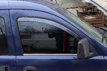 Opel Combo 2002–2012 Logu līstes (2 gab., nerūsējošais tērauds) foto 1