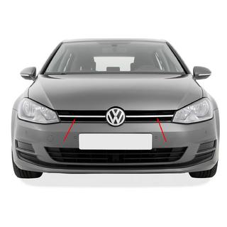 Augšējās restes uzlika, nerūsējošais tērauds Volkswagen Golf 7/E-Golf 2012–2020 foto 3