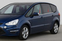 Ford S-Max 2007–2014 Nerūsējošā tērauda logu līstes (4 gab.) foto 1