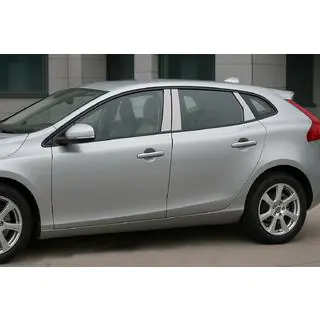 Durvju statņu uzlikas (nerūsējošais tērauds) Volvo V40 2012– foto 1