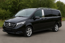 Mercedes Vito/V klase W447 2014– Nerūsējošā tērauda durvju statņu uzlikas (4 gab.) foto 1