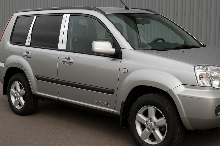 Nissan X-trail T30 2002–2007 Durvju statņu uzlikas (8 gab., nerūsējošais tērauds) Image