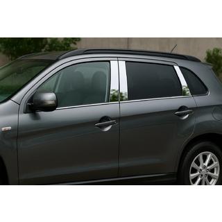 Durvju statņu uzlikas (6 gab., nerūsējošais tērauds) Mitsubishi ASX 2010–2023 foto 1
