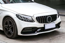 Mercedes C-class W205 2014–2021 Virsbūves komplekts ar difuzoru (AMG C63-designs 2018-2021) foto 8