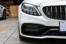 Mercedes C-class W205 2014–2021 Virsbūves komplekts ar difuzoru (AMG C63-designs 2018-2021) foto 2