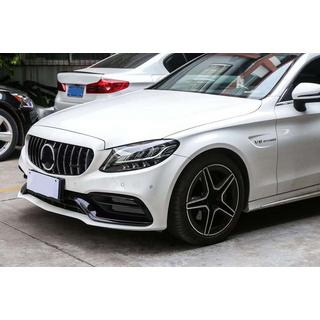Virsbūves komplekts ar difuzoru (AMG C63-designs 2018-2021) Mercedes C-сlass W205 2014–2021 foto 1