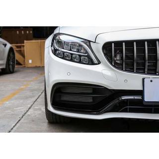 Virsbūves komplekts ar difuzoru (AMG C63-designs 2018-2021) Mercedes C-сlass W205 2014–2021 foto 2