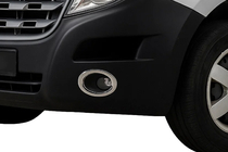 Nissan NV400 2010–2024 Hroma uzlikas miglas lukturiem Carmos (2 gab., nerūsējošais tērauds) foto 1