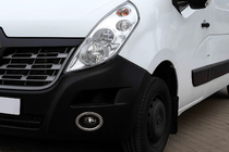 Nissan NV400 2010–2024 Hroma uzlikas miglas lukturiem Carmos (2 gab., nerūsējošais tērauds) foto 3