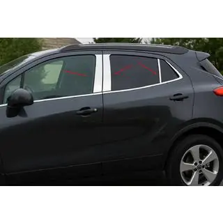 Durvju statņu līstes (6 gab., nerūsējošais tērauds) Opel Mokka 2012–2021 foto 1