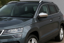 Skoda Karoq 2018– Sānu spoguļu uzlikas (2 gab., nerūsējošais tērauds) Carmos foto 1