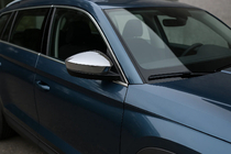 Skoda Kodiaq 2016–2023 Sānu spoguļu uzlikas (2 gab., nerūsējošais tērauds) Carmos foto 1