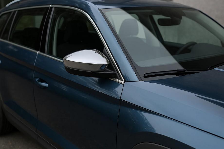 Skoda Kodiaq 2016–2023 Sānu spoguļu uzlikas (2 gab., nerūsējošais tērauds) Carmos Image