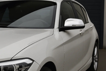 BMW 1. sērija F20/F21 2011–2019 Sānu spoguļu uzlikas (2 gab., nerūsējošais tērauds) Carmos foto 1