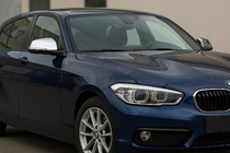 BMW 1. sērija F20/F21 2011–2019 Sānu spoguļu uzlikas (2 gab., nerūsējošais tērauds) Carmos foto 3
