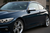 BMW 4 sērija F32/F33/F36 2012–2020 Sānu spoguļu uzlikas (2 gab., nerūsējošais tērauds) Carmos foto 3