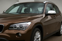 BMW X1 E84 2009–2015 Sānu spoguļu uzlikas (2 gab., nerūsējošais tērauds) Carmos foto 3