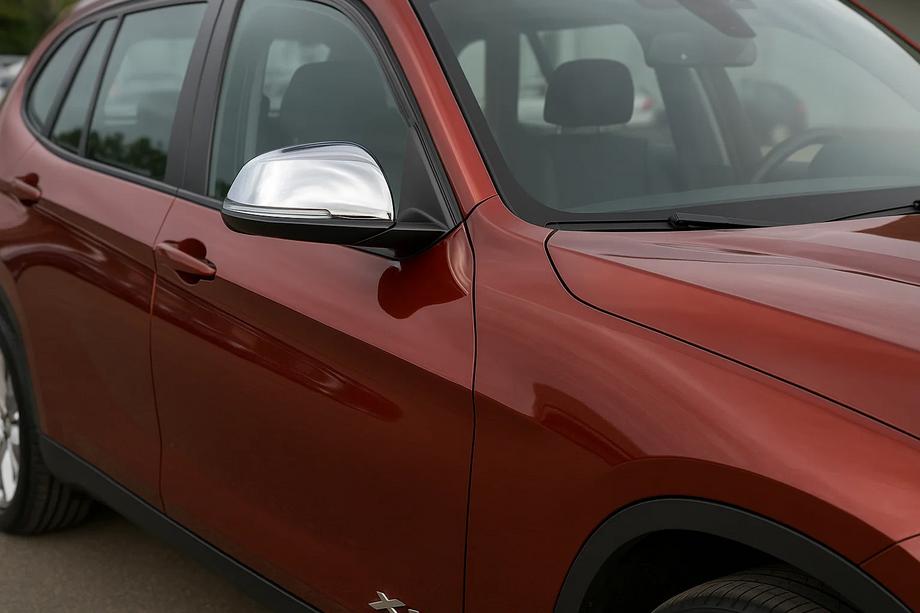 BMW X1 E84 2009–2015 Sānu spoguļu uzlikas (2 gab., nerūsējošais tērauds) Carmos Image