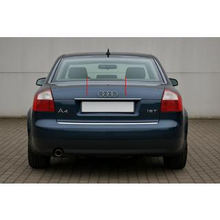 Uzliktnis virs numura zīmes (Carmos, nerūsējošais tērauds) V-2 Audi A4 B6 2000–2004 foto 1