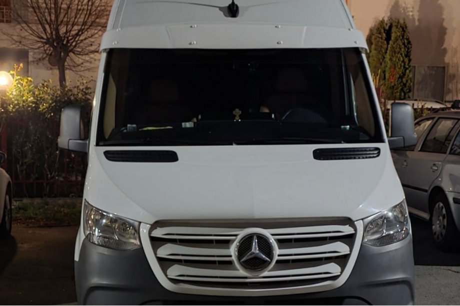 Mercedes Sprinter W906 2006–2018 Vējstikla vizieris (Balts, 5 mm) Foto 4