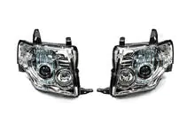 Mitsubishi Pajero Wagon IV 2006–2021 OEM priekšējie lukturi (2 gab.) foto 6
