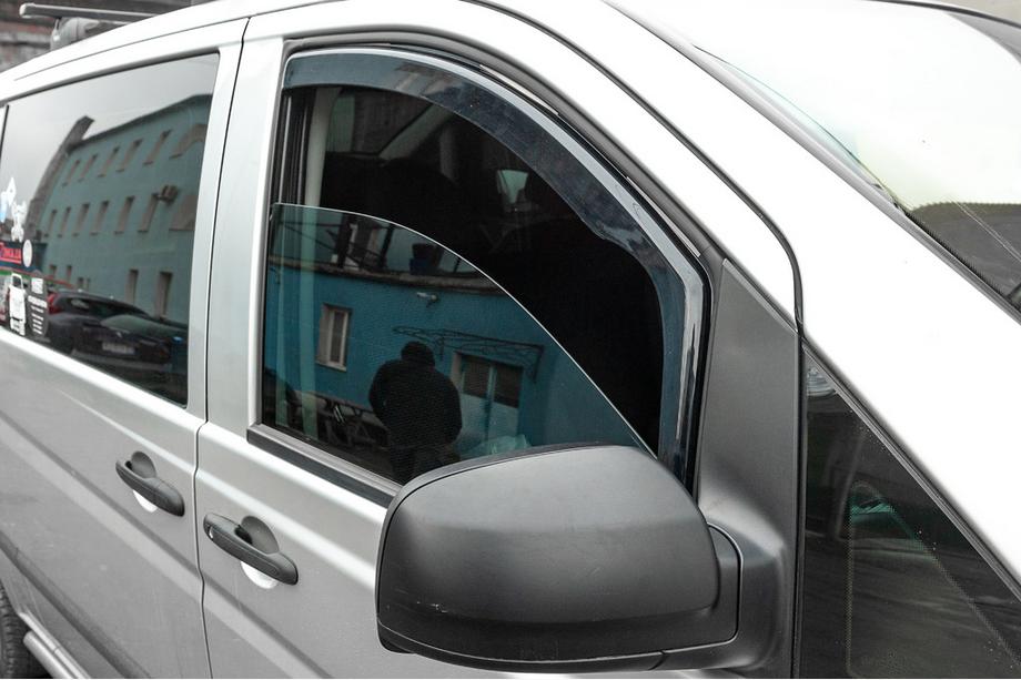 Mercedes Vito W639 2004–2014 Logu vēja deflektori ieliekamie Niken Luxury (2 gab.) Foto 9