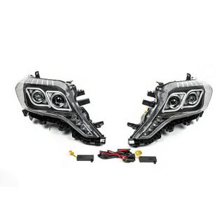 Priekšējie Full LED lukturi (2013-2017, 2 gab.) Toyota Land Cruiser Prado 150 2009–2023 foto 1