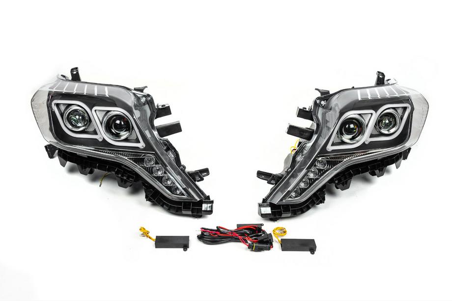 Toyota Land Cruiser Prado 150 2009–2023 Priekšējie Full LED lukturi (2013-2017, 2 gab.) Image