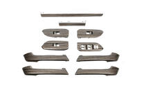 Toyota Land Cruiser Prado 150 2009–2023 Tumša koka imitācijas ieliktņu komplekts foto 1