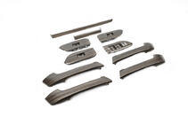 Toyota Land Cruiser Prado 150 2009–2023 Tumša koka imitācijas ieliktņu komplekts foto 3