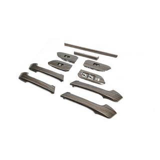 Tumša koka imitācijas ieliktņu komplekts Toyota Land Cruiser Prado 150 2009–2023 foto 2