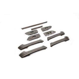 Tumša koka imitācijas ieliktņu komplekts Toyota Land Cruiser Prado 150 2009–2023 foto 3