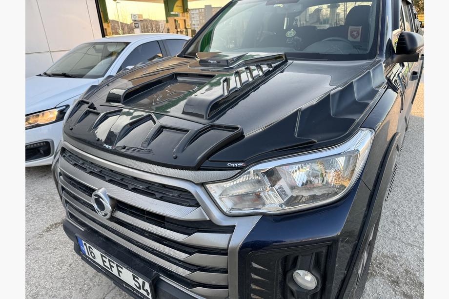 SsangYong Musso II 2018– Motora pārsega uzlika Dragon (ABS) Image