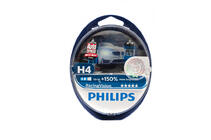 Philips H4 priekšējo lukturu spuldze 60/55W 12342GT RacingVision +150% foto 2