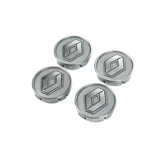 Diska centrālie vāciņi pelēki ren60tur-sir (59 mm līdz 55 mm, 4 gab.) foto 4