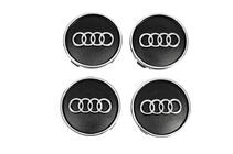 Audi Riteņu disku centra vāciņi melni au5955 (59 mm uz 55 mm, 4 gab.) foto 1