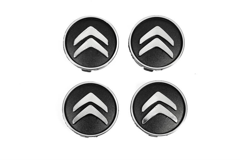 Citroen Disku centra vāciņi, melni cit5955tur-bl (59 mm līdz 55 mm, 4 gab.) Image