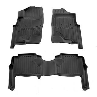 Stingray 3D salona paklājiņi (5 gab., poliuretāns) Nissan Navara 2006–2015