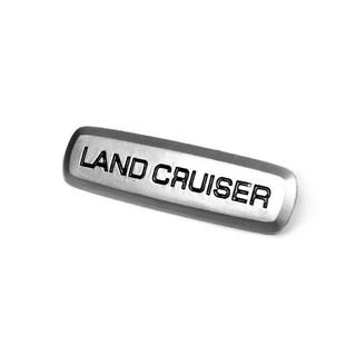 Land Cruiser alumīnija emblēma auto paklājiņiem (1 gab.) foto 2