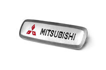 Mitsubishi Alumīnija emblēma auto paklājiņiem (1 gab.) foto 2