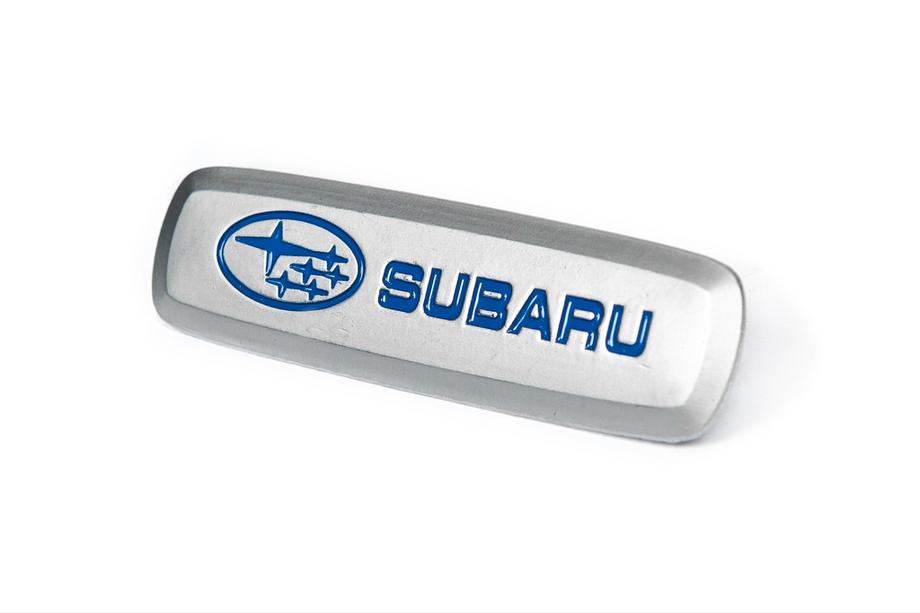 Subaru Alumīnija emblēma auto paklājiņiem (1 gab.) Image
