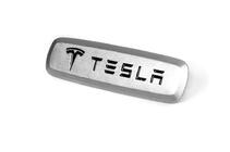 Tesla Alumīnija emblēma auto paklājiņiem (1 gab.) foto 2