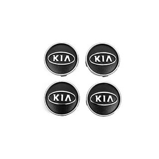Melni disku centrālie vāciņi kia60tur-bl (59 mm līdz 55 mm, 4 gab.) foto 2